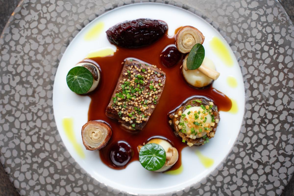 Fine dining dish